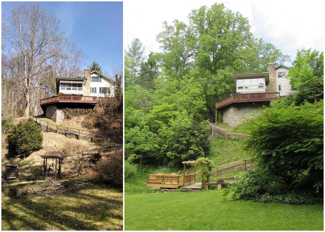 Red Leaf River Inn Waynesville Bagian luar foto