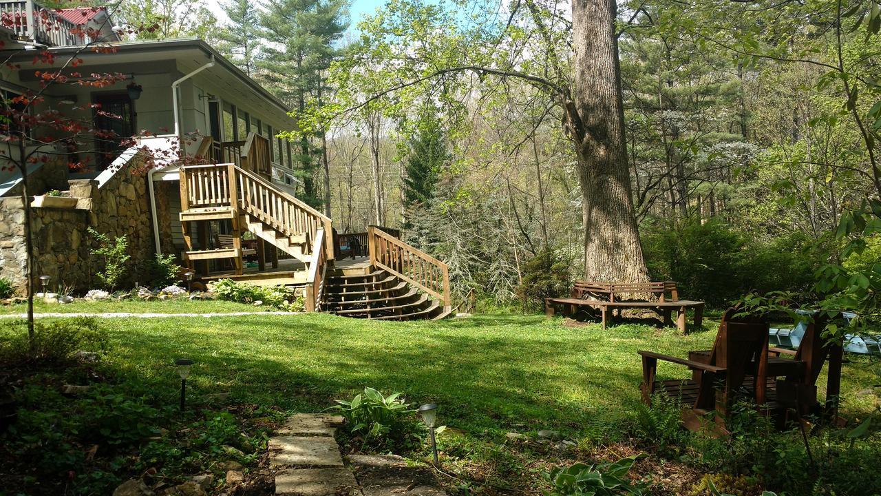 Red Leaf River Inn Waynesville Bagian luar foto
